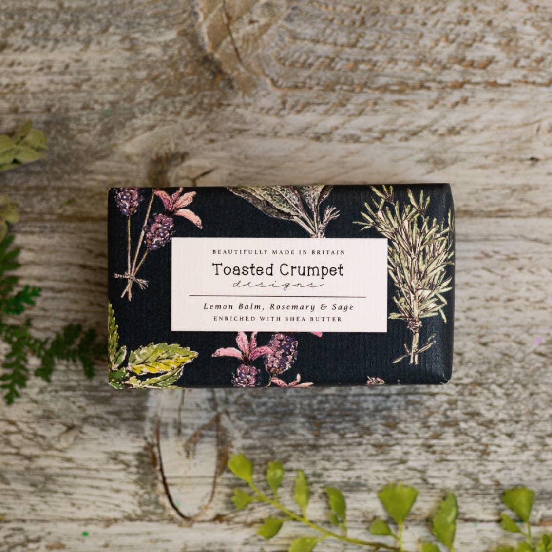 Toasted Crumpet Lemon Balm, Rosemary & Sage Soap - Image 2