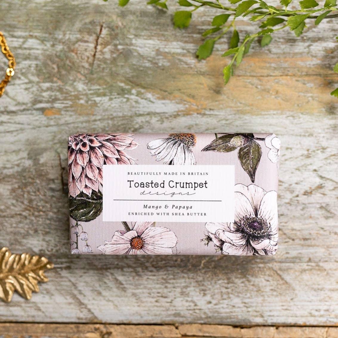 Toasted Crumpet Mango & Papaya Soap (Blanc Collection) - Image 2