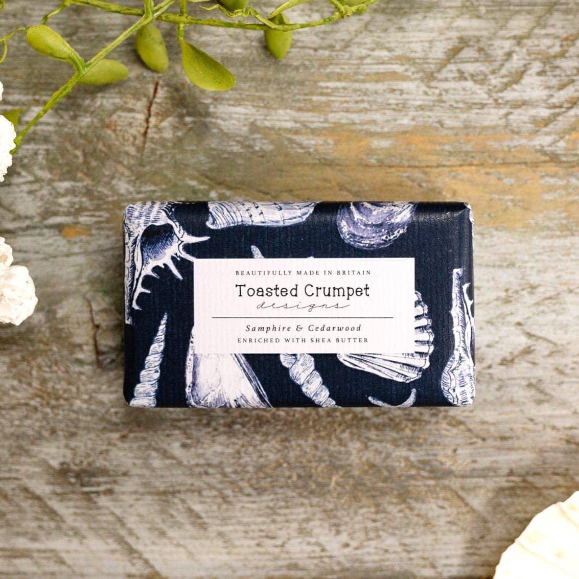 Toasted Crumpet Samphire & Cedarwood Soap (Coastal Collection) - Image 2