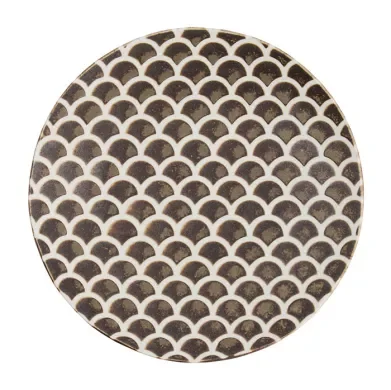Tokyo Design Studio Iga Matte Mermaid Design Plate (25cm)