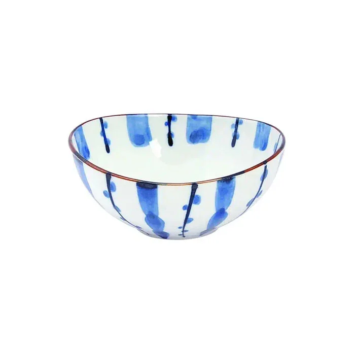 Tokyo Design Studio - Blue & White Kom Bowl (16.5cm)