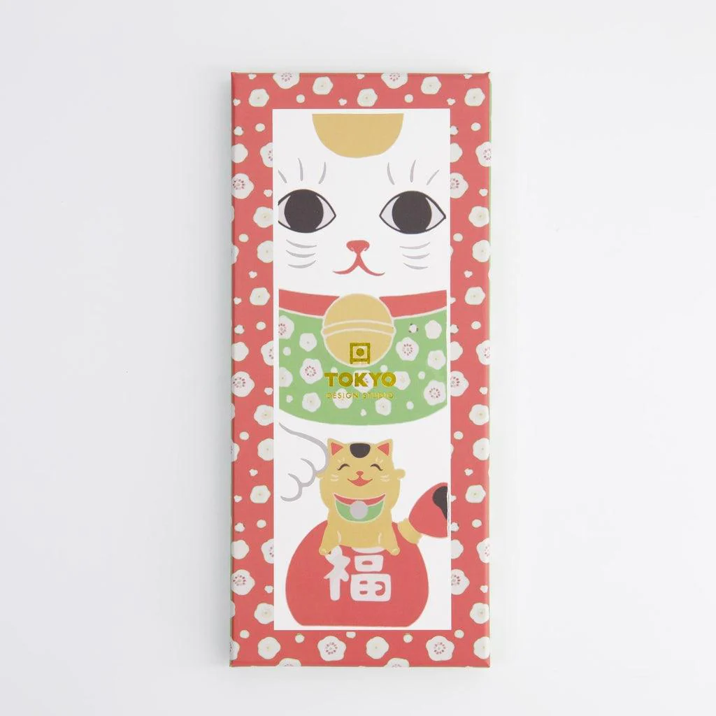 Tokyo Design Studio Chopstick Giftset - Lucky Cat Cartoon (5 Pairs) - Image 4