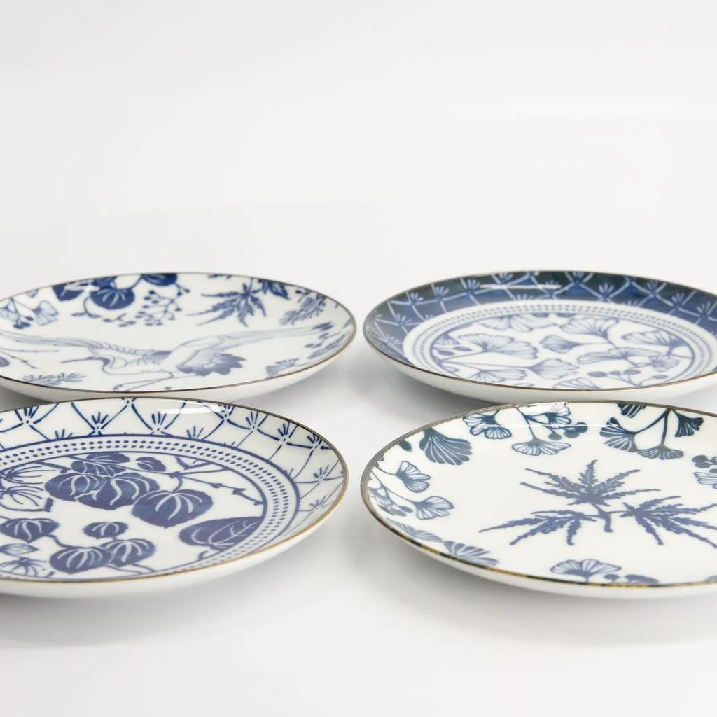 Tokyo Design Studio Flora Japonica Plate Giftset - 4pcs (16cm) - Image 4