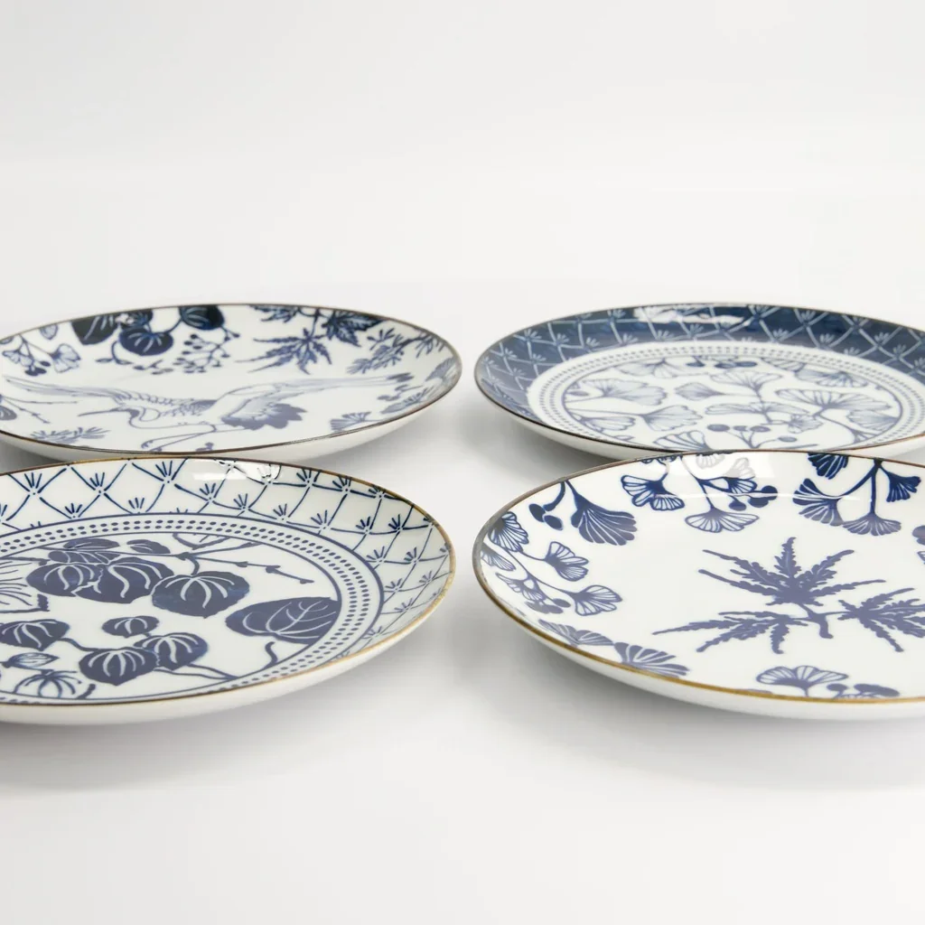 Tokyo Design Studio Flora Japonica Plate Giftset - 4pcs (20.6cm) - Image 4