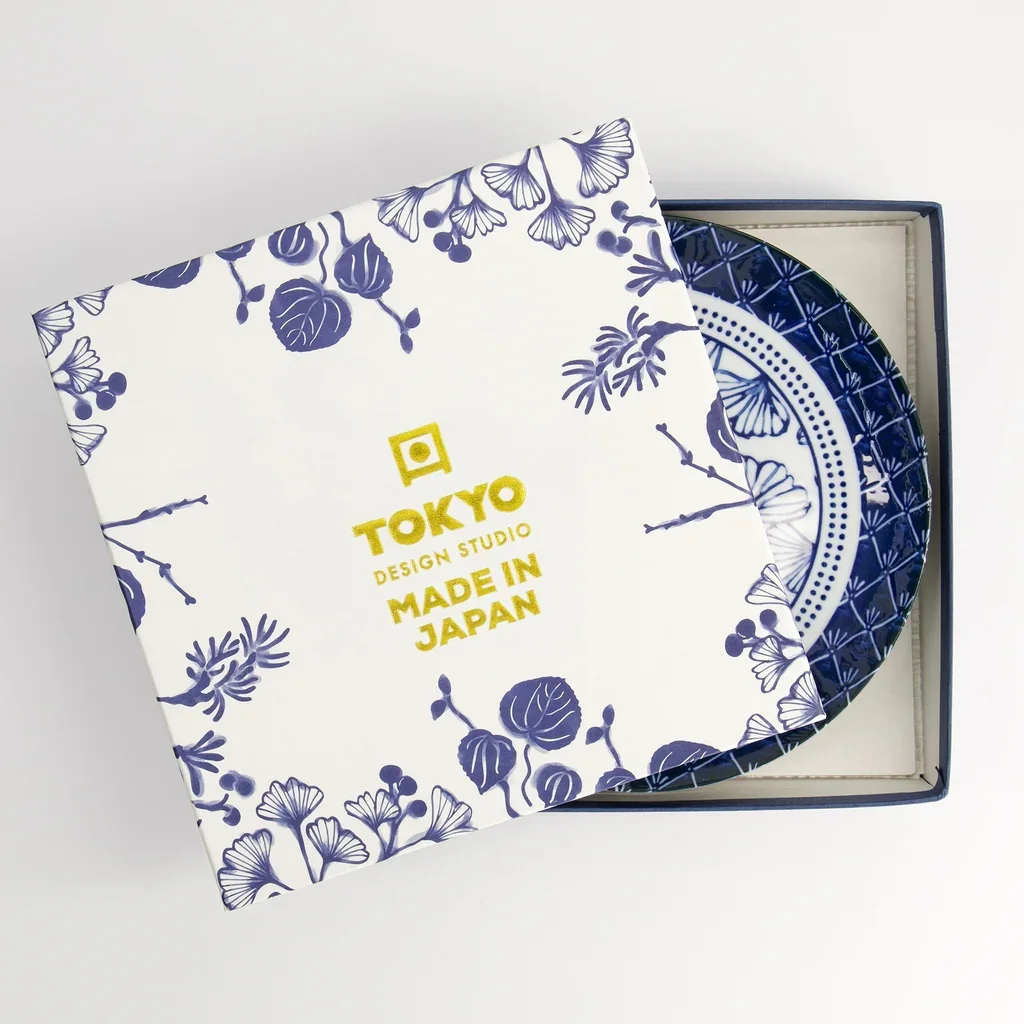 Tokyo Design Studio Flora Japonica Plate Giftset - 4pcs (20.6cm) - Image 6