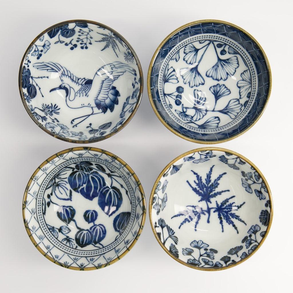 Tokyo Design Studio Flora Japonica Rice Bowl Giftset 4pcs (12cm) - Image 2