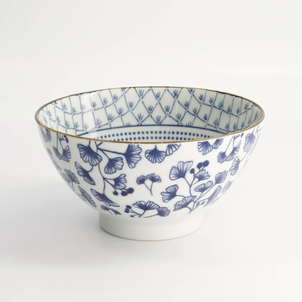 Tokyo Design Studio - Flora Japonica Sori Bowl Ivy (18cm)