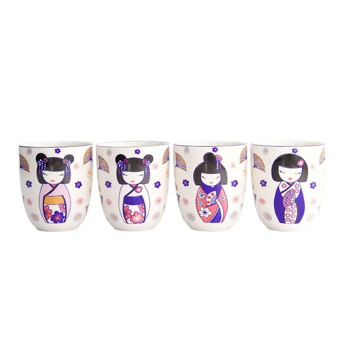 Tokyo Design Studio Kawaii Maiko Mug Giftset (4x170ml) - Image 3