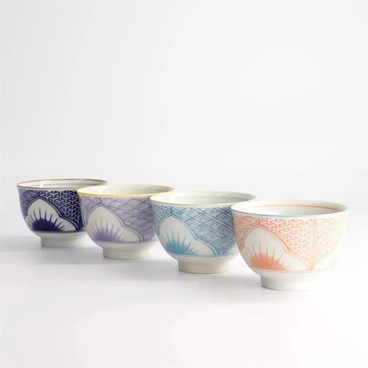 Tokyo Design Studio Lily Flower Tea Cup Giftset 4pcs (150ml) - Image 2