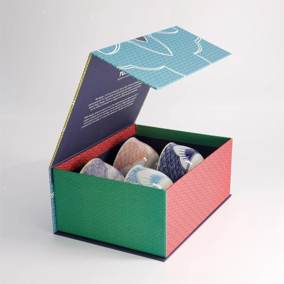 Tokyo Design Studio Lily Flower Tea Cup Giftset 4pcs (150ml) - Image 6