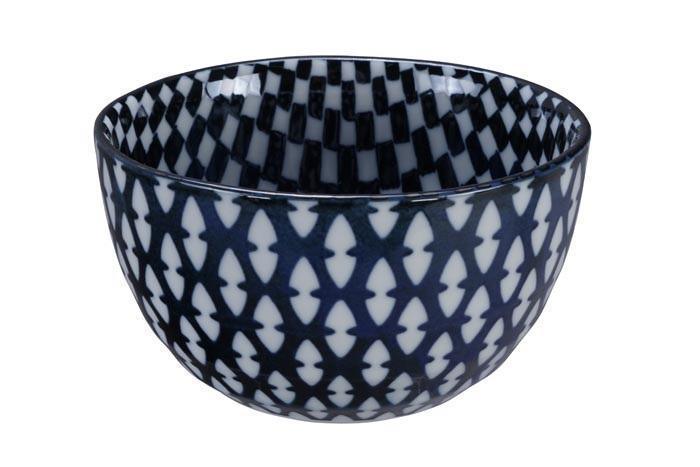 Tokyo Design Studio - Mixed Bowls Ichimara/Yajirushi 15x8. 5cmh 750ml