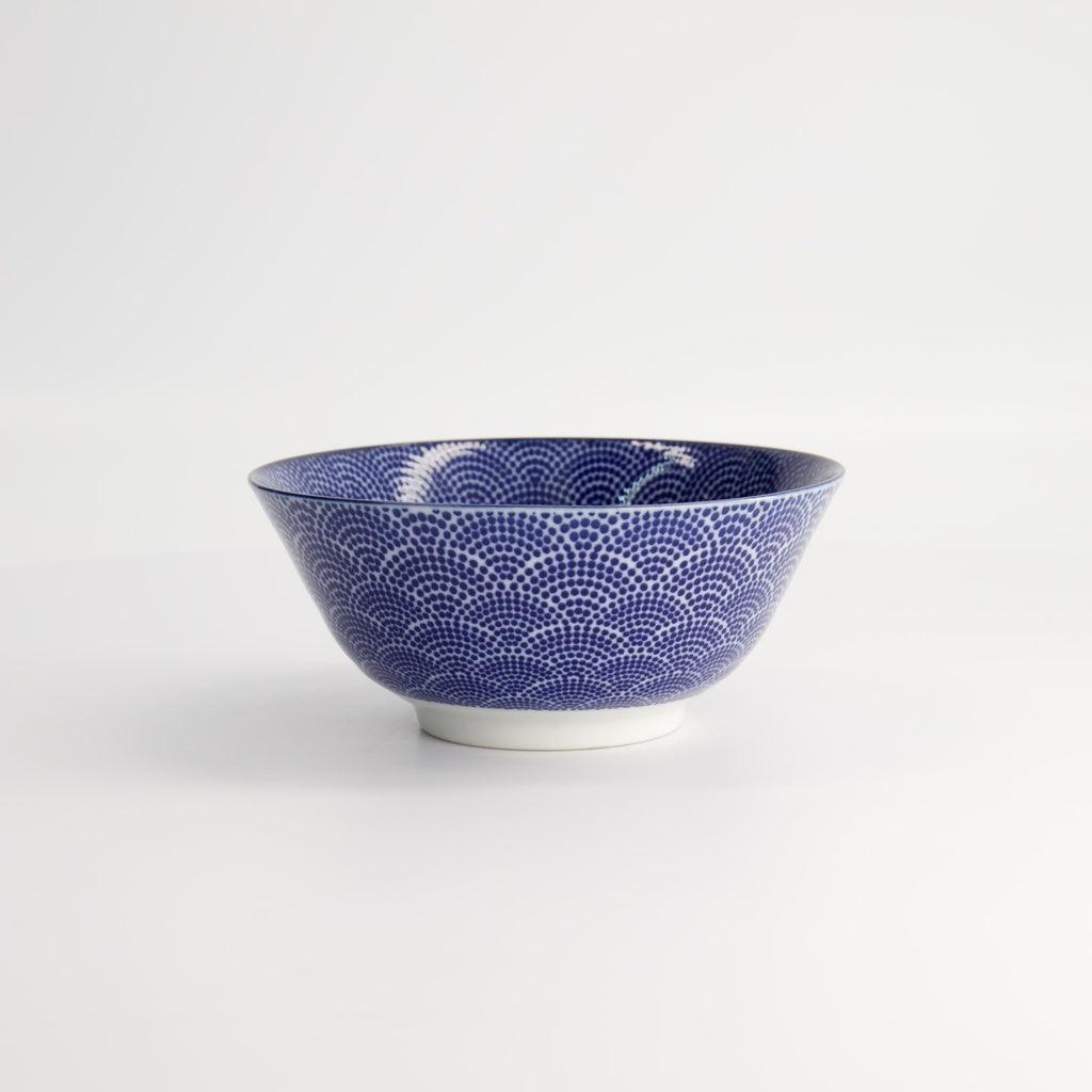 Tokyo Design Studio Nippon Blue Tayo Bowl - Dots (15cm) - Image 3
