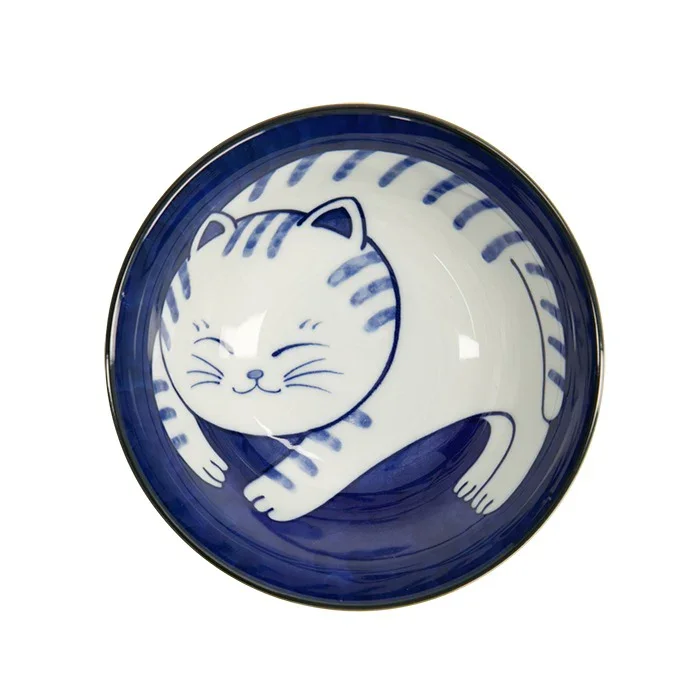 Tokyo Design Studio - Tayo Bowl Cat Neko (500ml) - Image 2