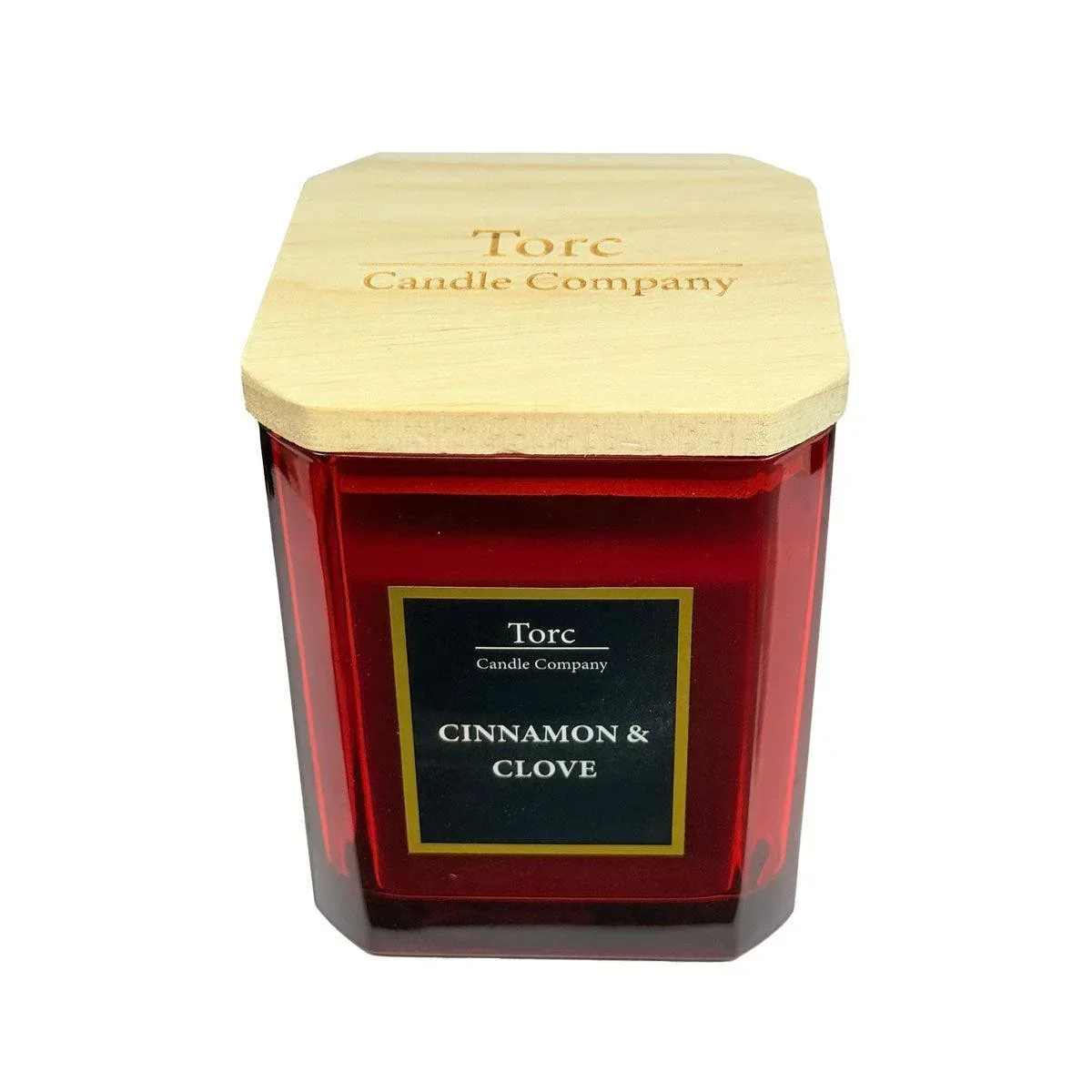 Torc Gold Fragranced Candle - Cinnamon & Clove (450g) - Image 3