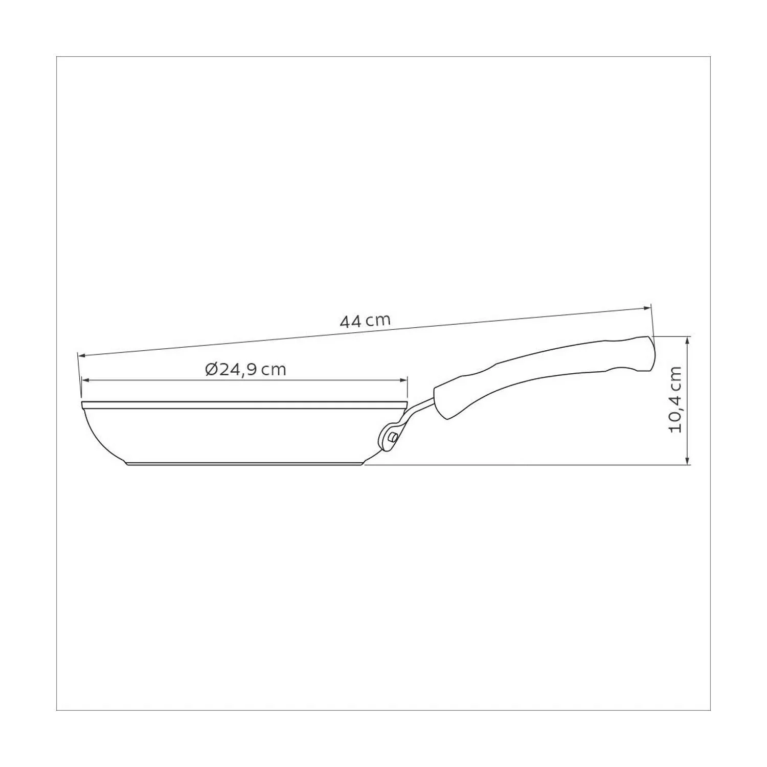 Tramontina Non-Stick Frying Pan (24cm) - Image 6