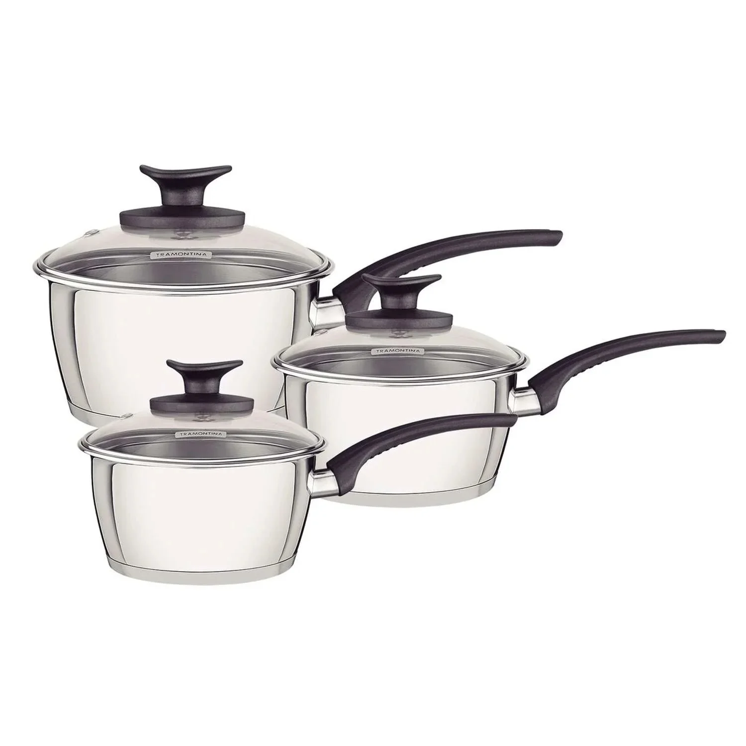 Tramontina Stainless Steel Cookware Set (5 Pieces) - Image 2