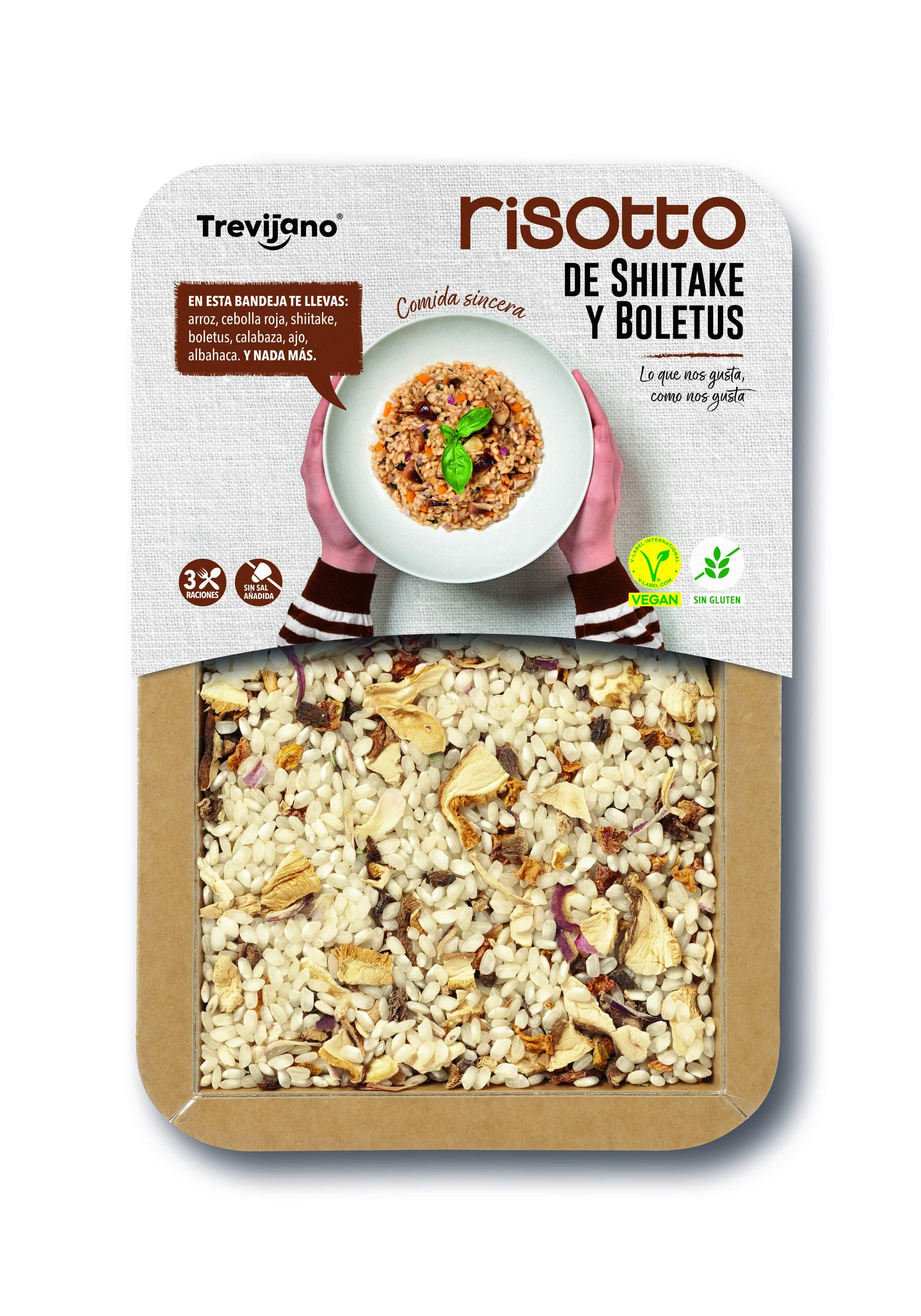 Trevijano Shiitake & Porcini Risotto Vegan Prepared Meal (280g)