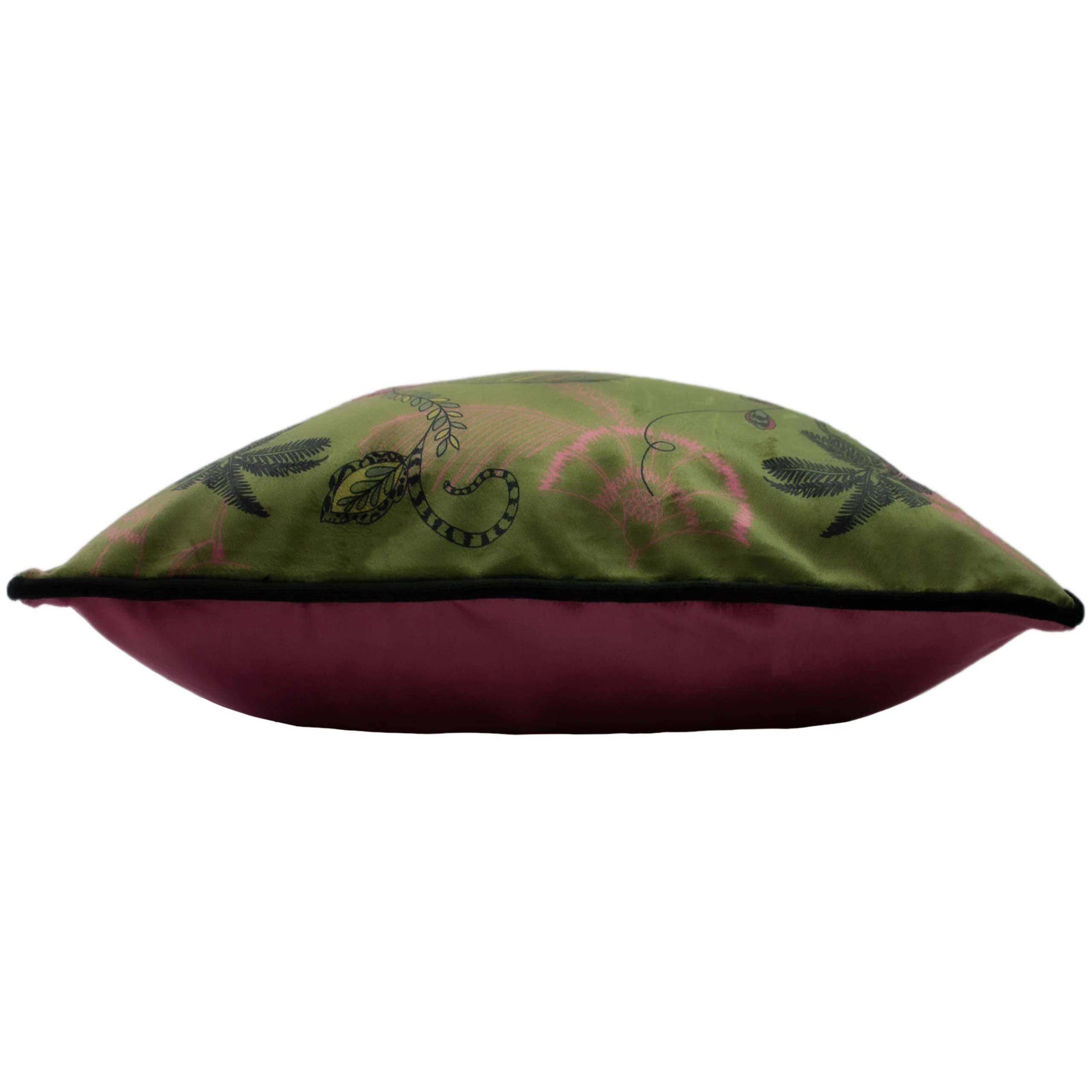 Tropica Cheetah Cushion Khaki Feather Rich Filled  (45x45cm) - Image 3