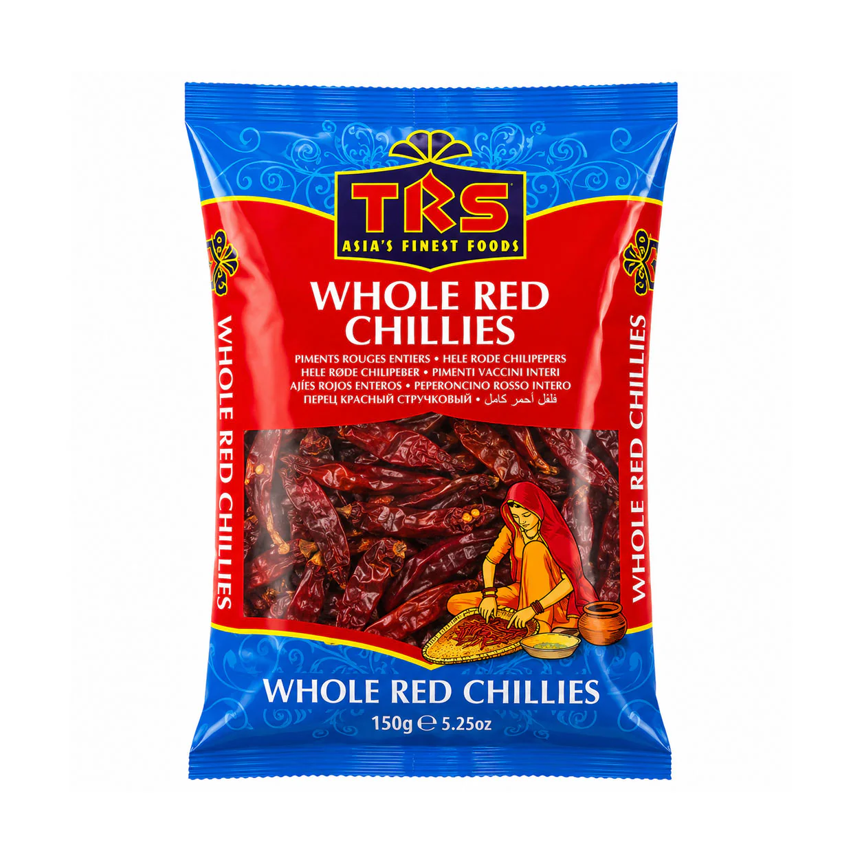 TRS Chillies Whole Red - Long (150g)