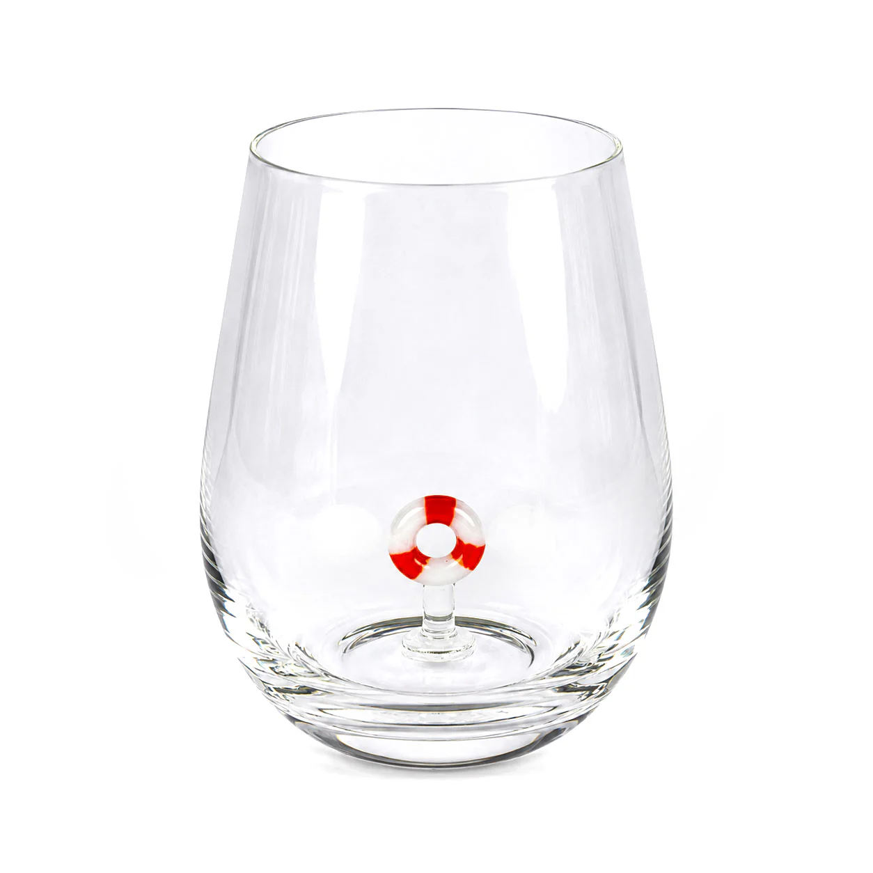 Tumbler with Miniature Glass Lifering