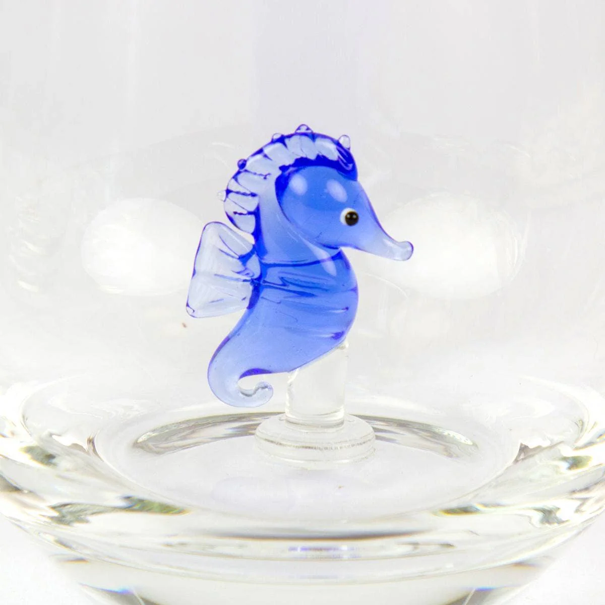 Tumbler with Miniature Glass Seahorse - Image 3