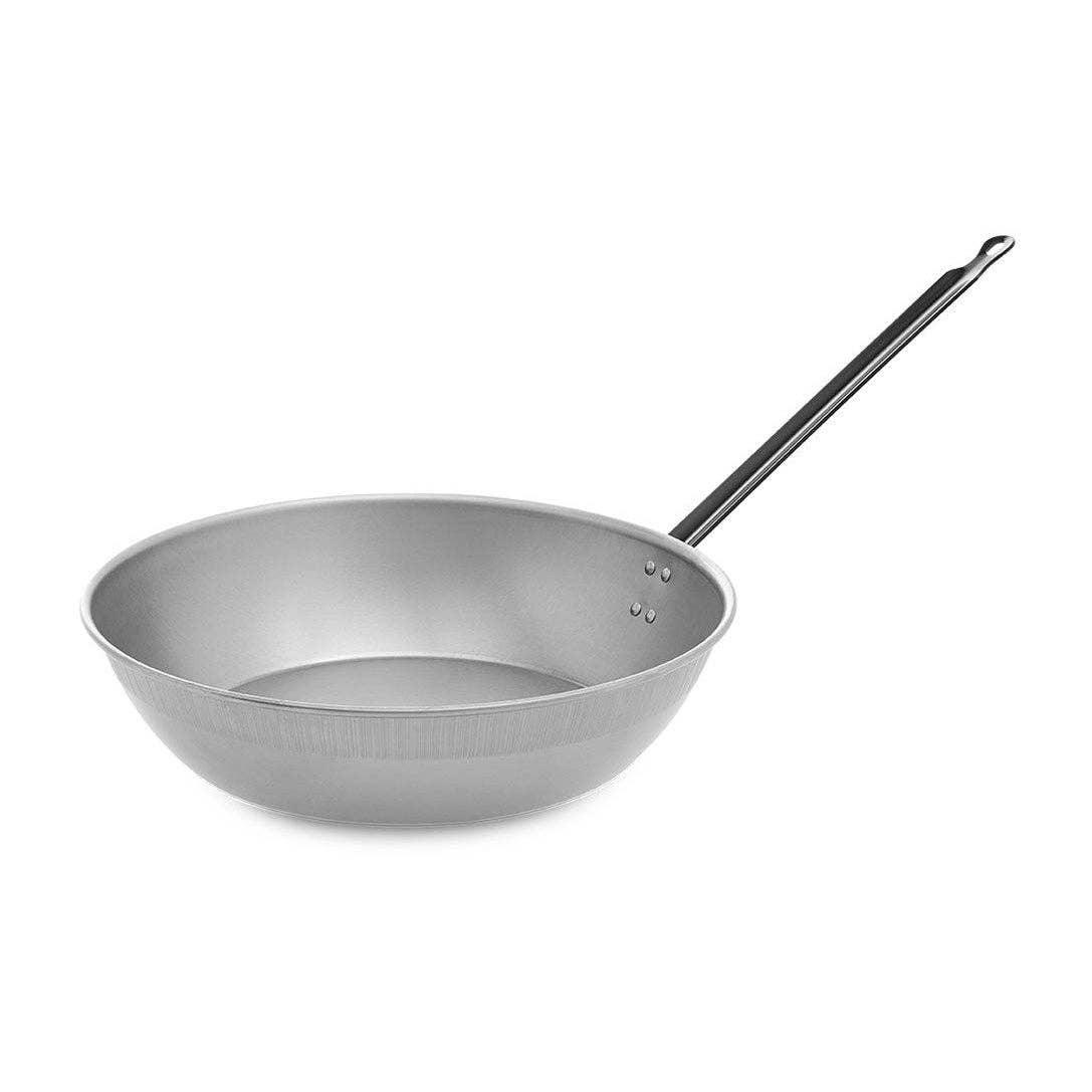 Vaello Single Handle Polished Steel Deep Frying Pan (20cm)