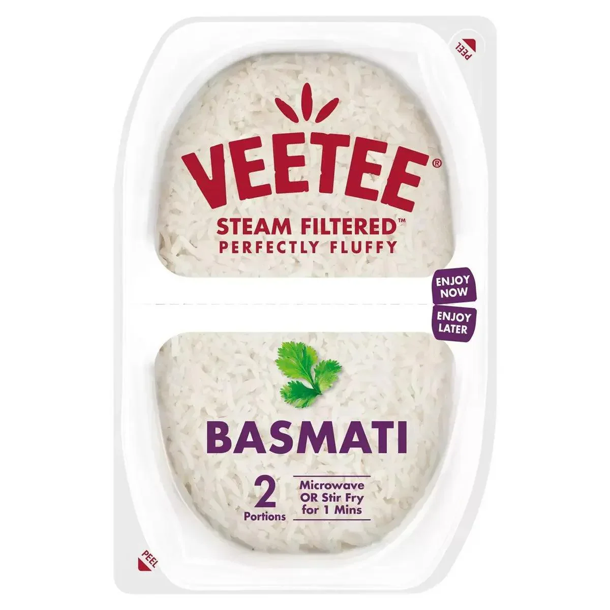VeeTee Rice & Easy Basmati Pack Of 6 (2x125g) - Image 2
