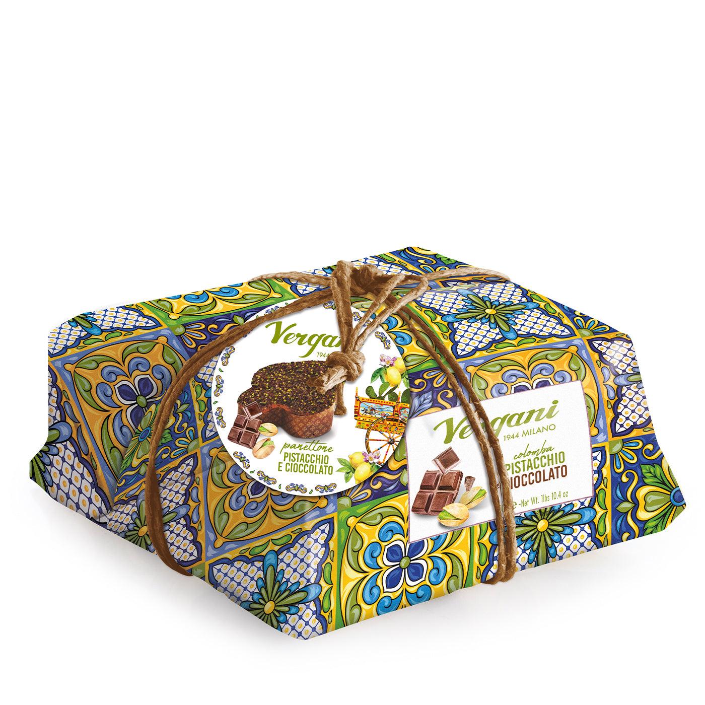 Vergani Sicily Range - Chocolate & Pistachio Colomba (750g)