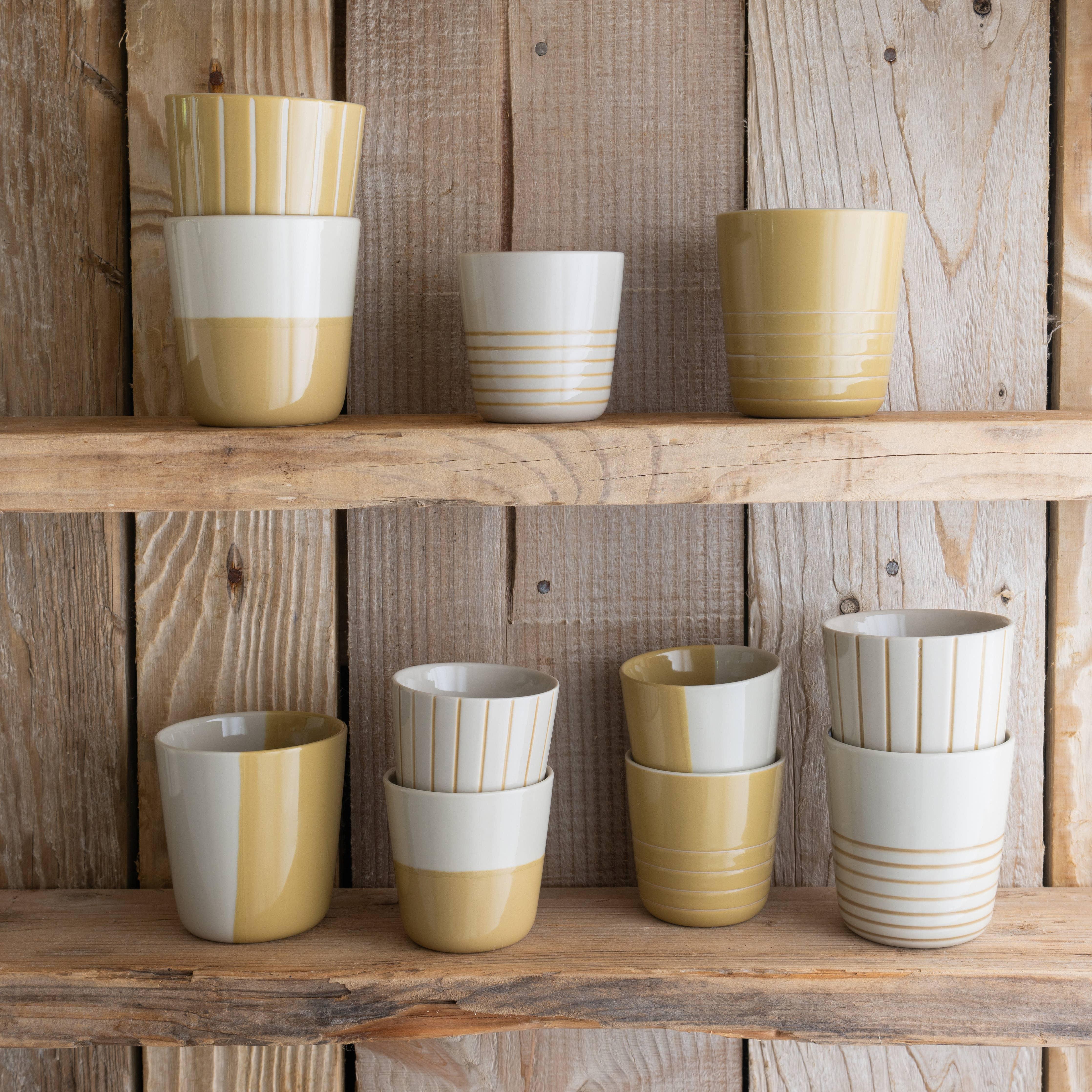 Kindred Vervain Beaker - Mustard Yellow - Large (Set of 2) - Image 6