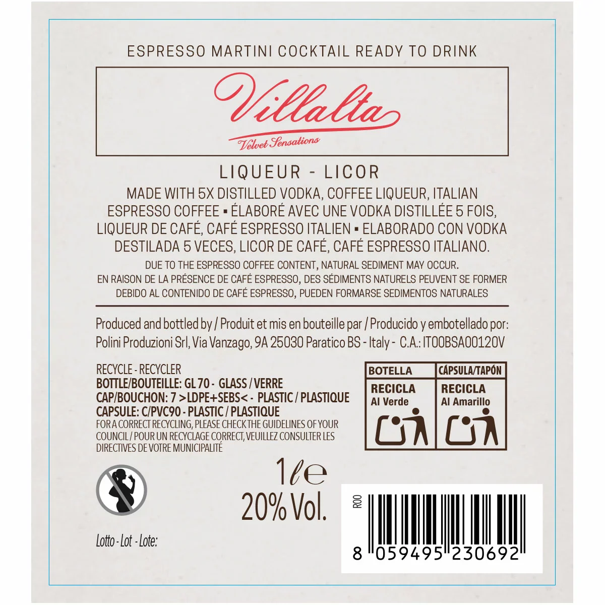 Villalta Espresso Martini (1L) - Image 3