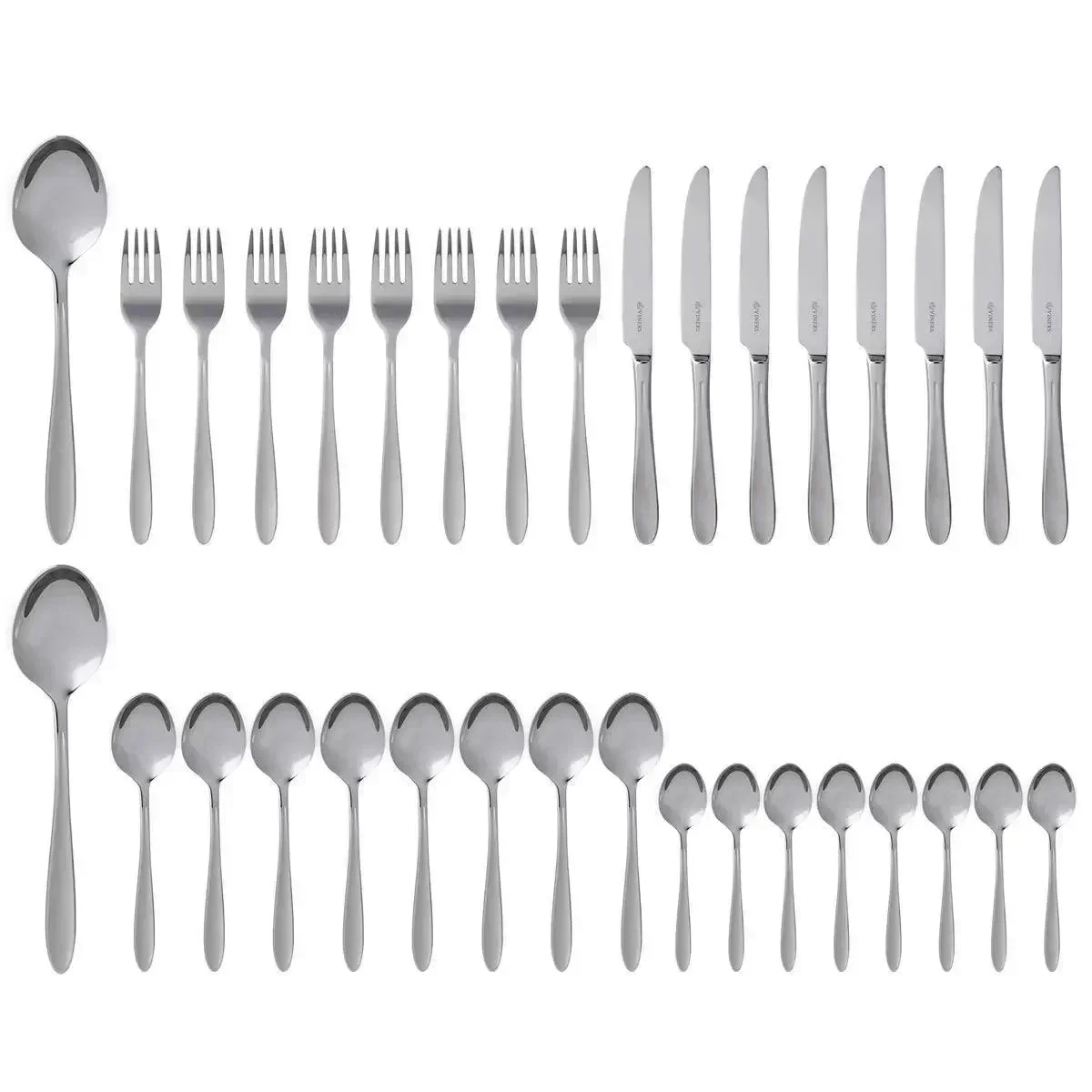 Viners Henley Stainless Steel Cutlery Set (34 Piece) - Image 2