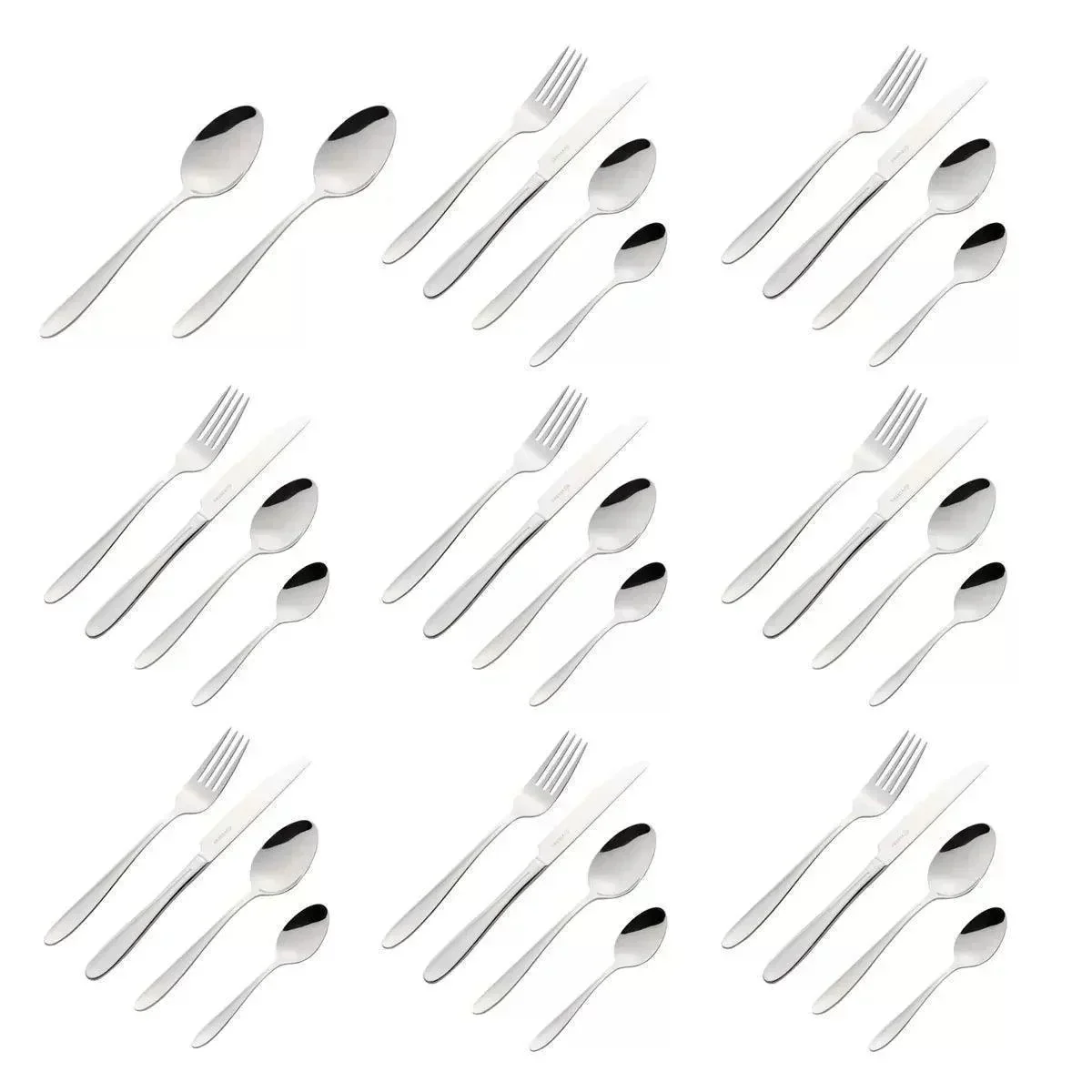 Viners Henley Stainless Steel Cutlery Set (34 Piece) - Image 5