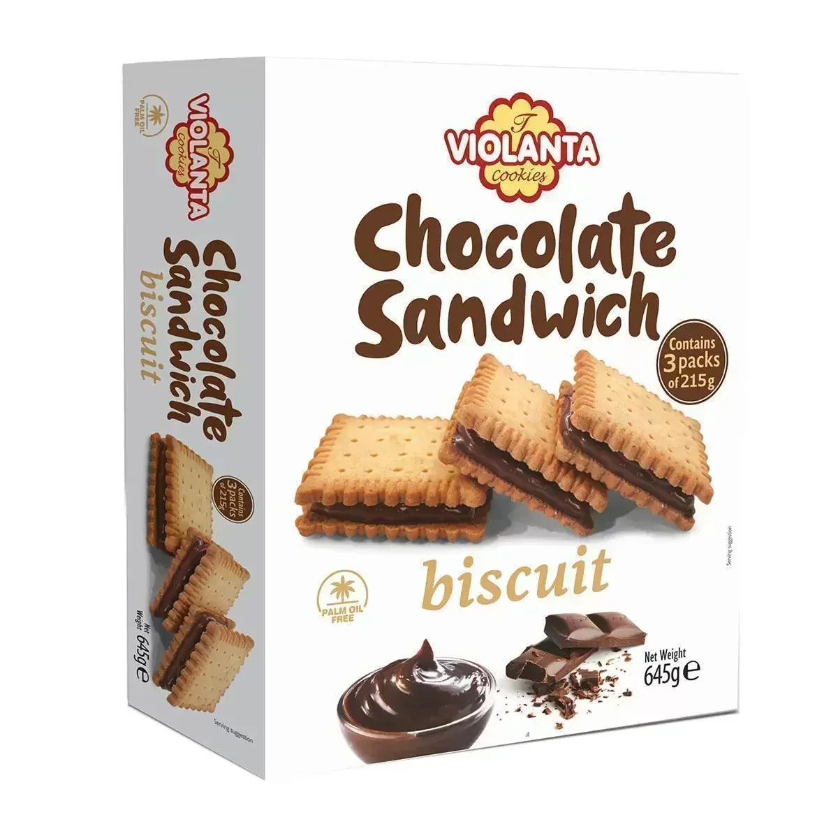 Violanta Chocolate Sandwich Biscuits (645g)
