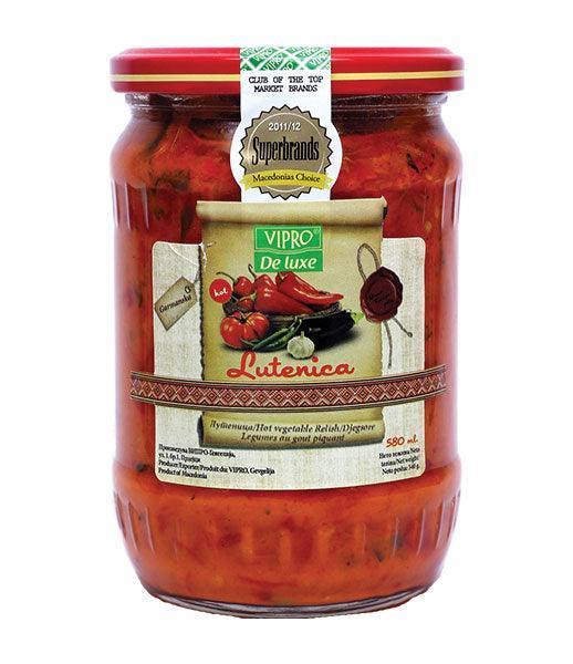 Vipro De Luxe Lutenica Hot Vegetable Relish (540g)