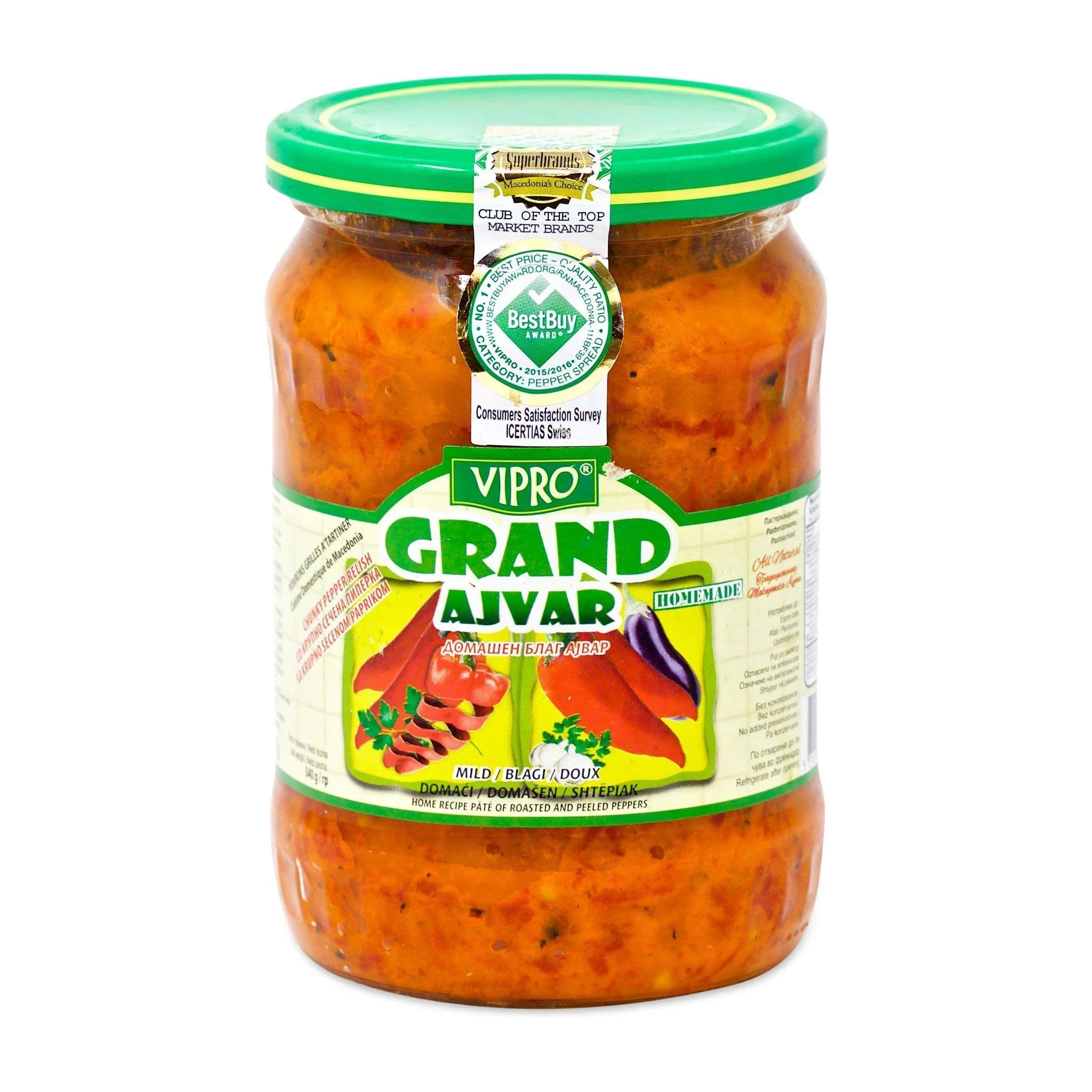 Vipro Mild Grand Ajvar (540g)