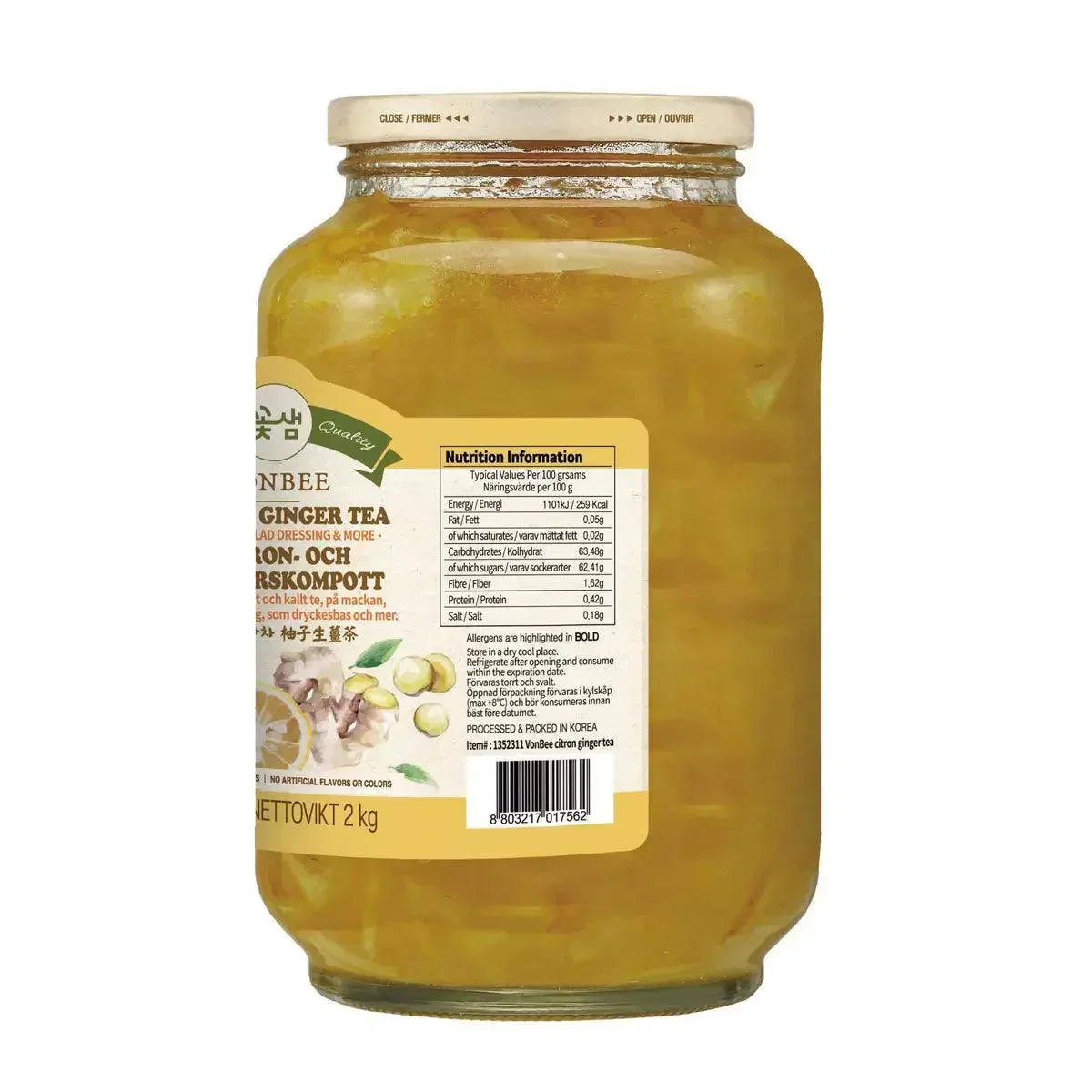 VonBee Citron & Ginger Tea (2kg) - Image 3