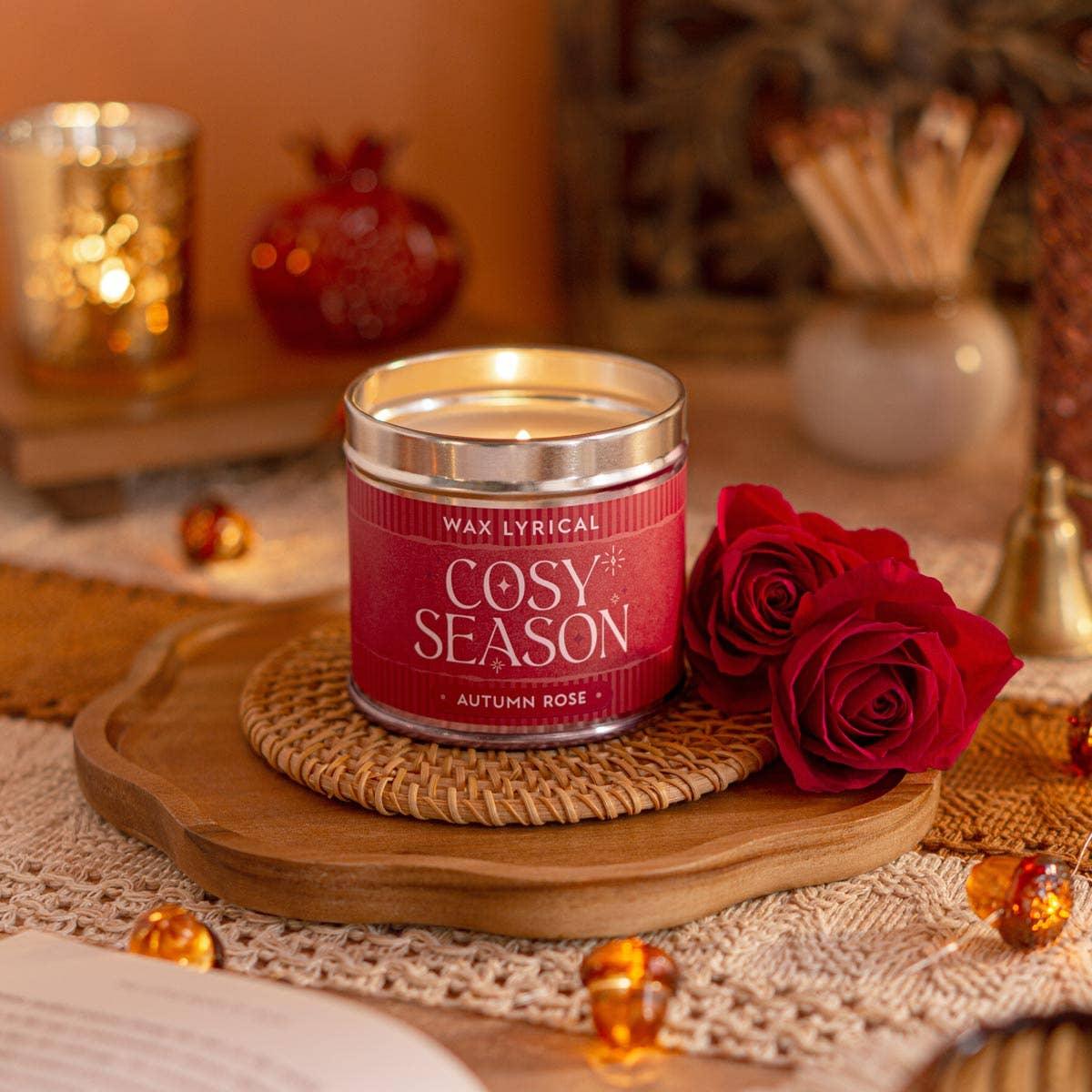 Wax Lyrical Cosy Season Autumn Rose Candle - Image 3