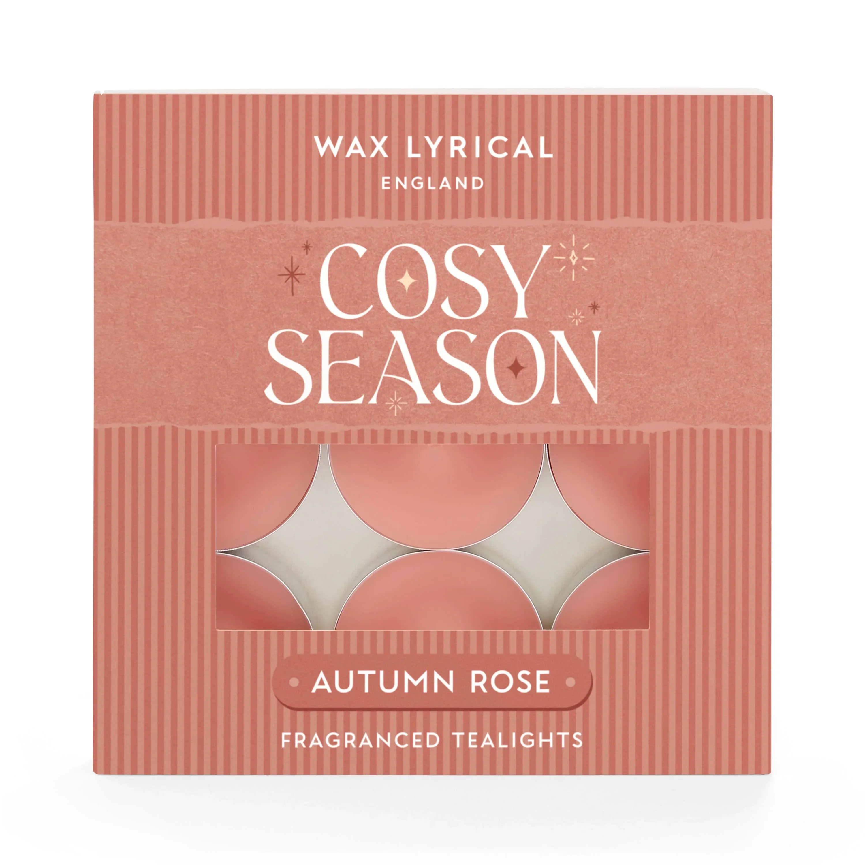 Wax Lyrical Cosy Season Autumn Rose Tealights - Image 2