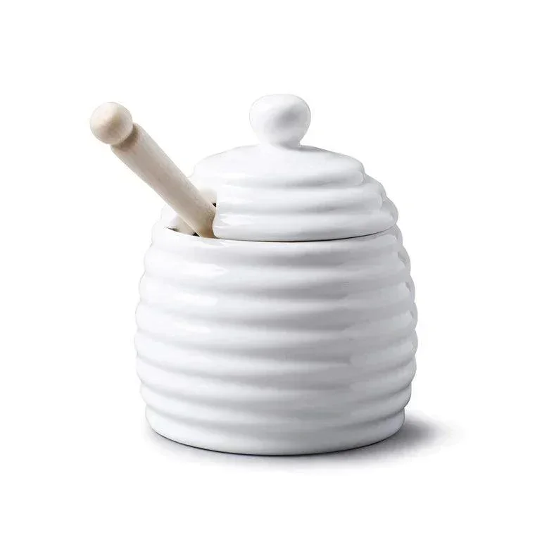 WM Bartleet & Sons - Honey Pot with Wooden Dipper