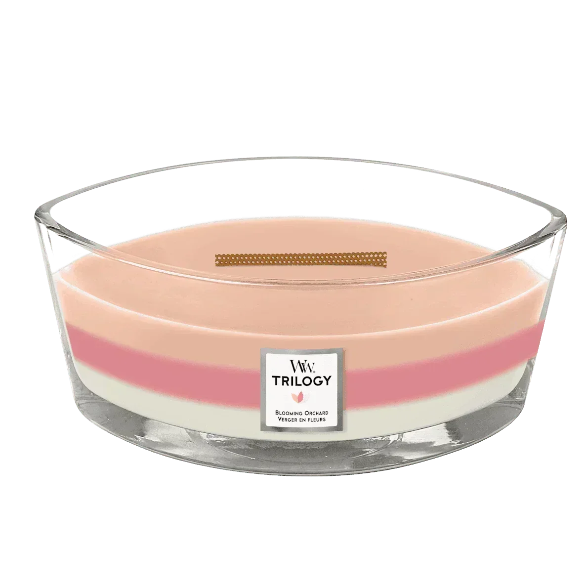 WoodWick Blooming Orchid Trilogy Ellipse Candle (453g) - Image 2