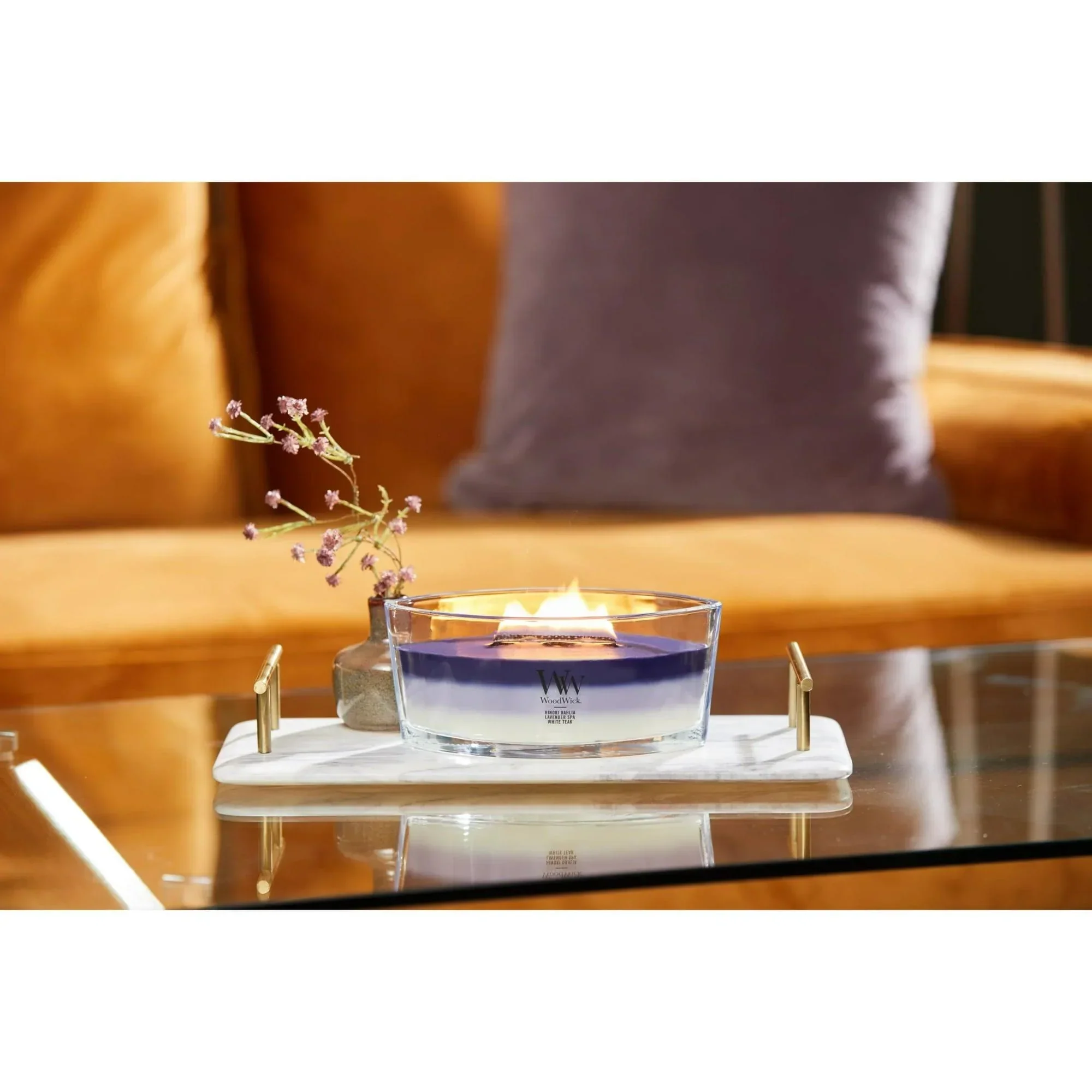 WoodWick Evening Luxe Trilogy Ellipse Scented Candle (453g) - Image 5
