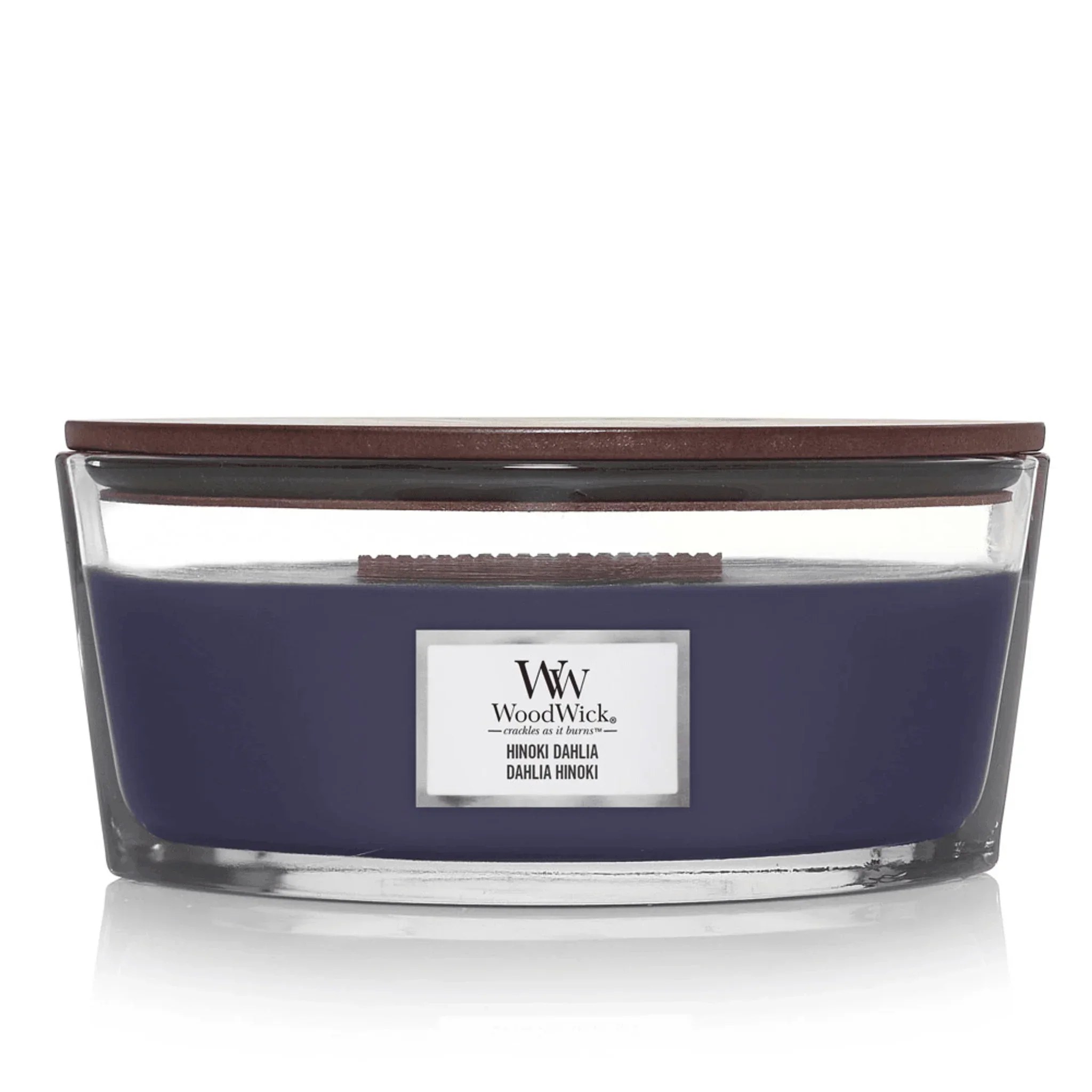 WoodWick Hinoki Dahlia Ellipse Candle (453g)