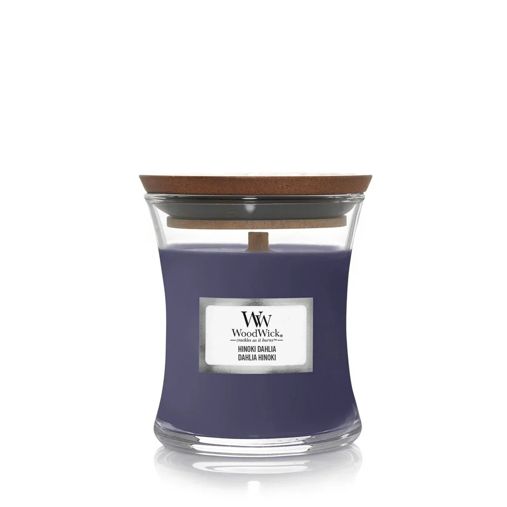 WoodWick Hinoki Dahlia Mini Hourglass (85g)