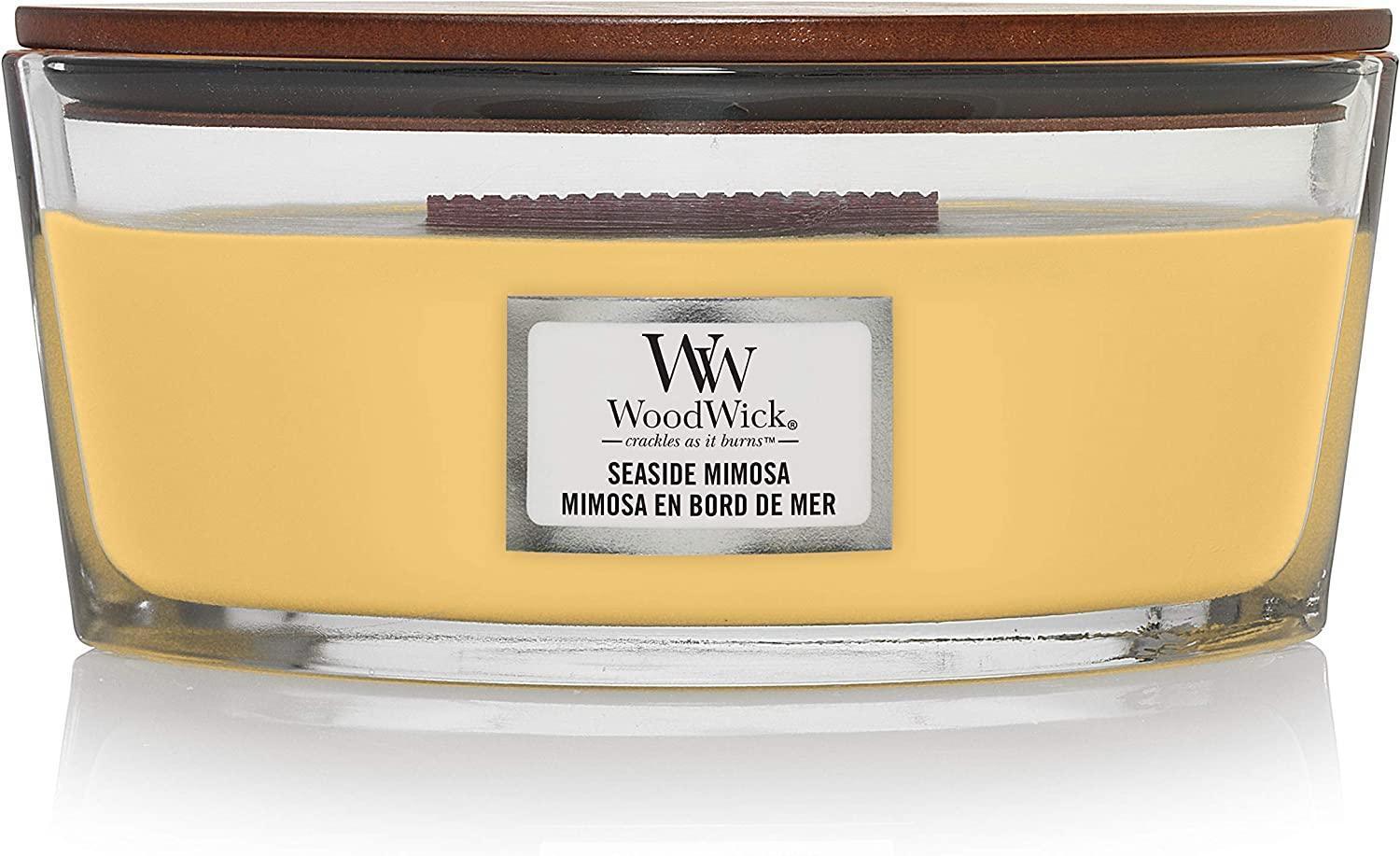 WoodWick Seaside Mimosa Ellipse Scented Candle (453g) - Image 4