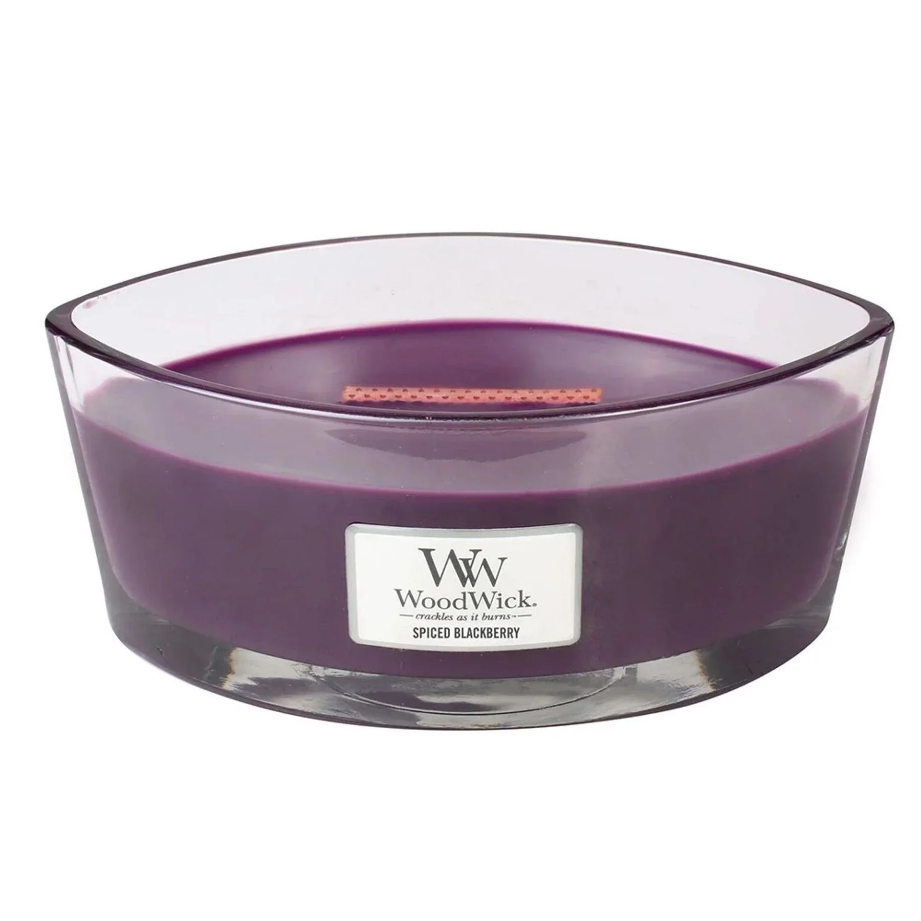 WoodWick Spiced Blackberry Ellipse Scented Candle (453g)
