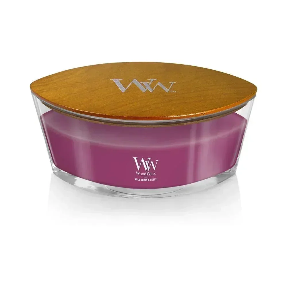 WoodWick Wild Berry & Beets Ellipse Candle (453g) - Image 2
