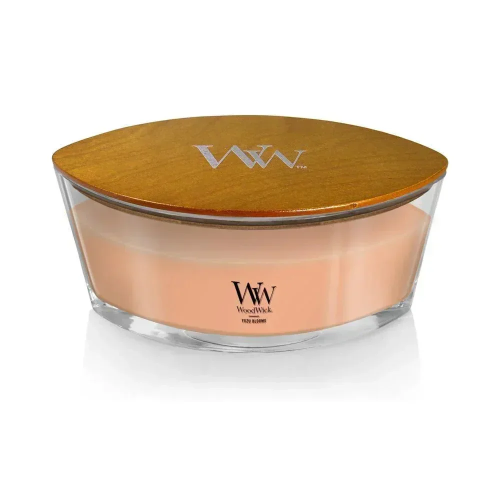 WoodWick Yuzu Blooms Ellipse Candle (453g) - Image 2