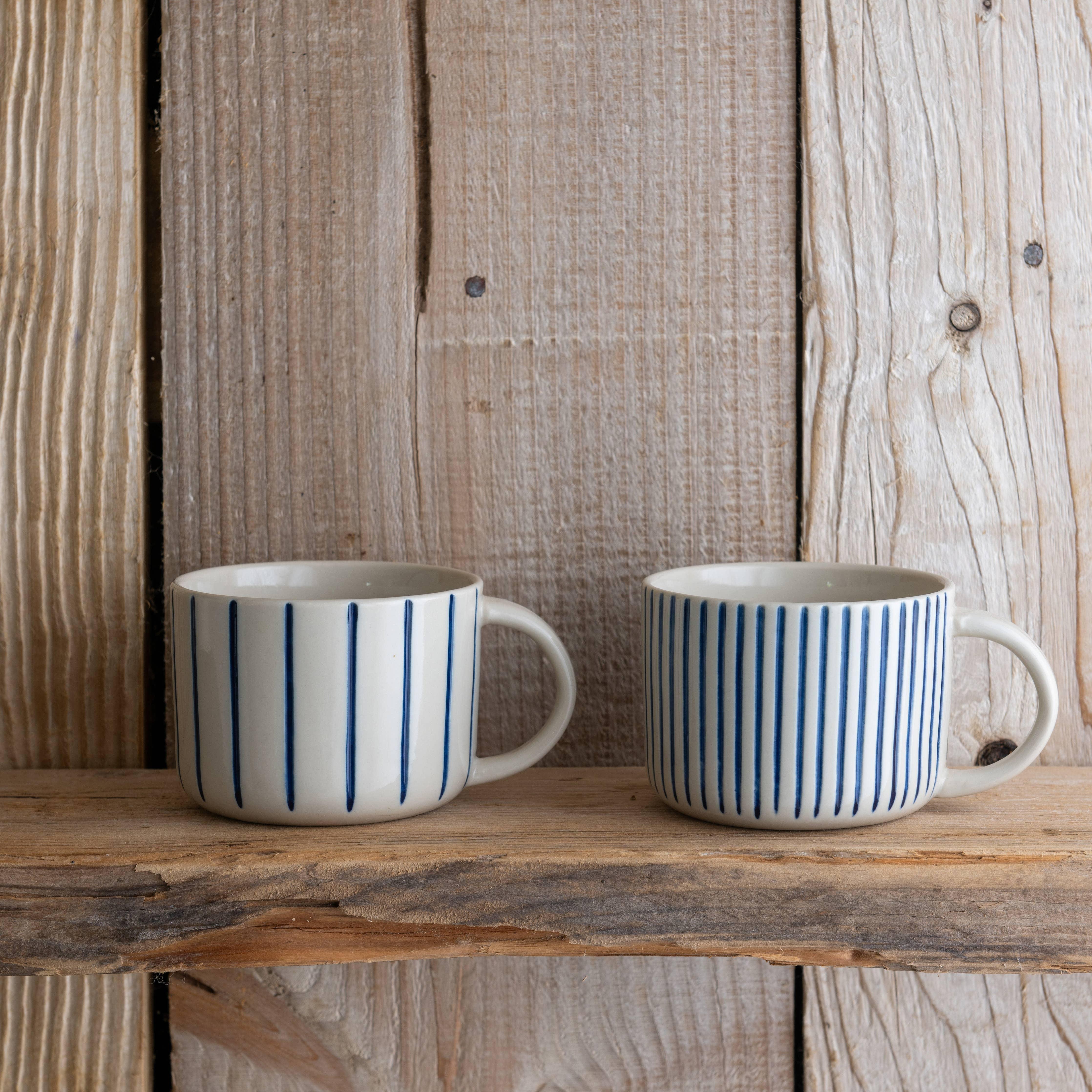 Kindred Yarrow Mug - Brushed Indigo Blue - Medium (Set of 2) - Image 2