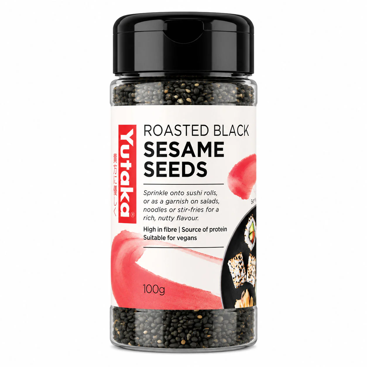 Yutaka Black Roasted Sesame Seeds (100g)