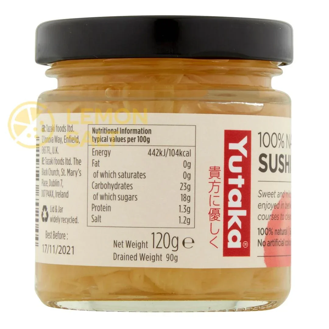 Yutaka Natural Sushi Ginger (120g) - Image 2